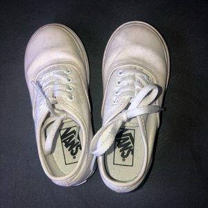 All white vans for toddler